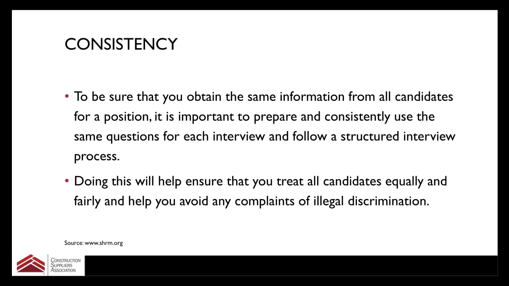 consistency