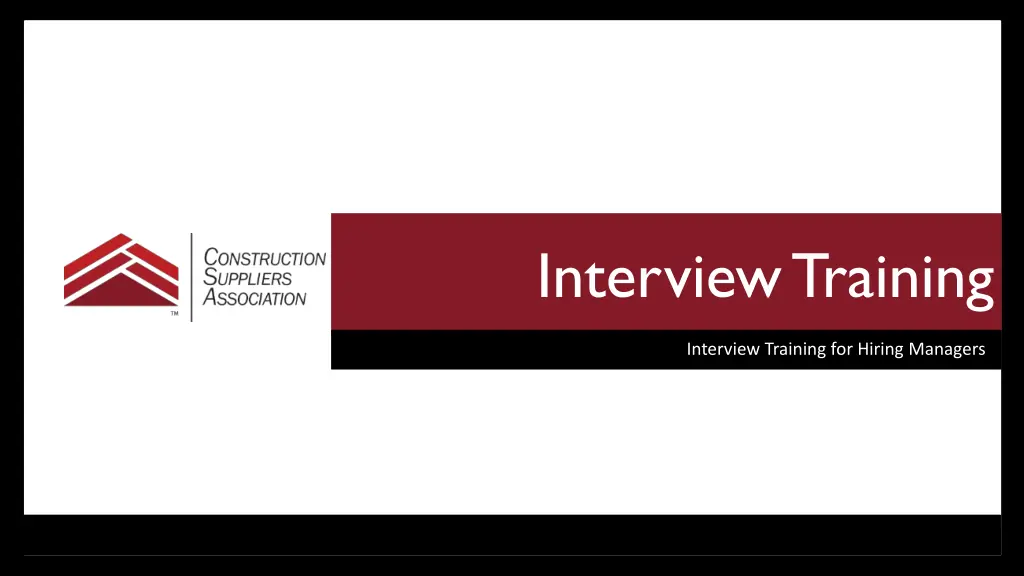 interview training
