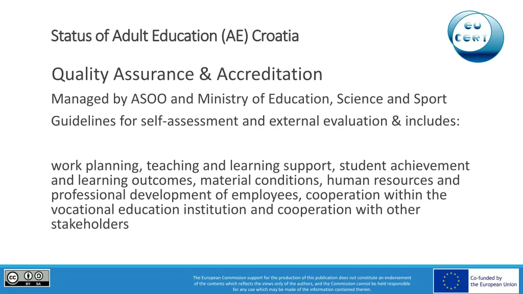 status of adult education ae croatia status 1