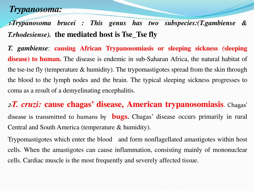 trypanosoma