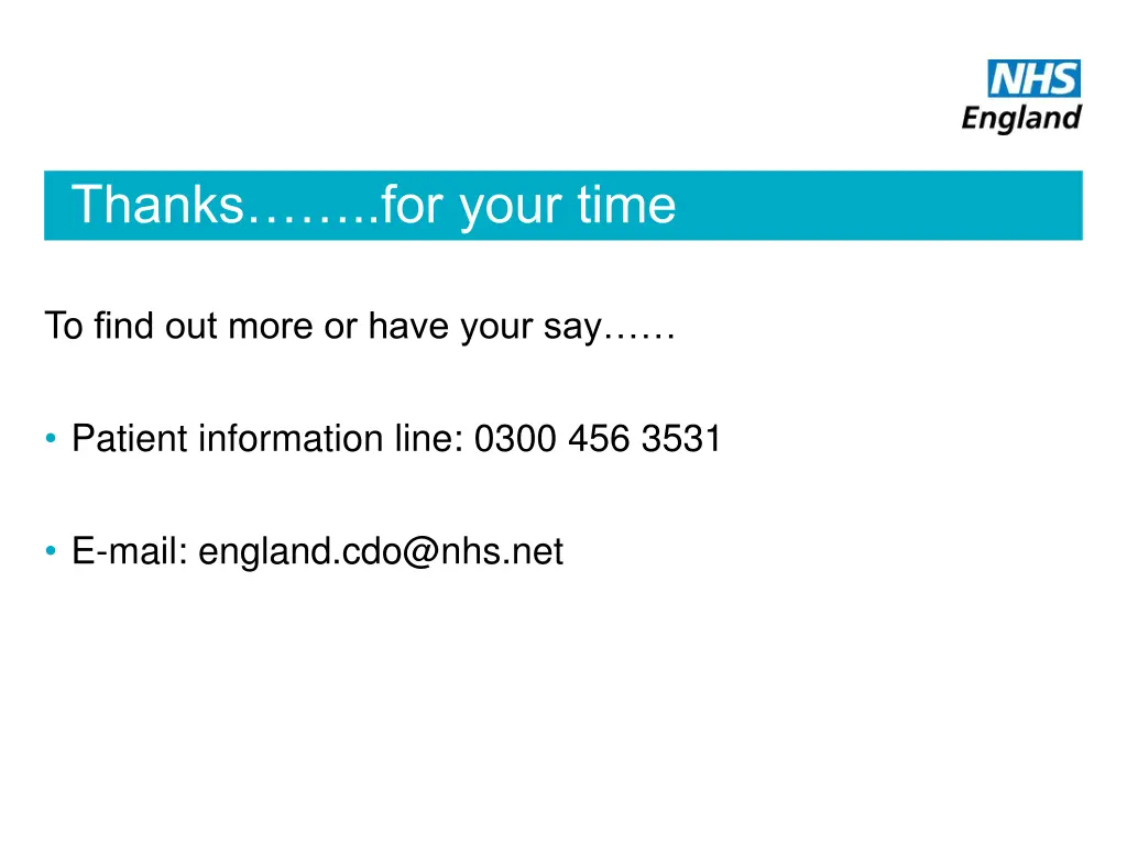 thanks for your time