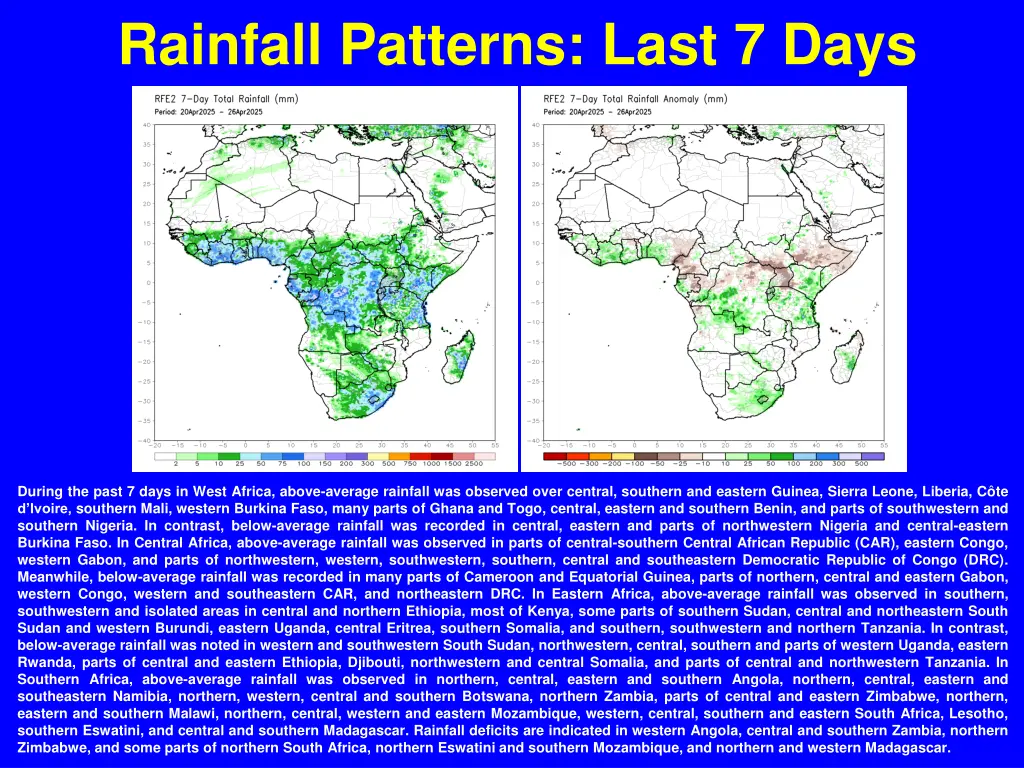 rainfall patterns last 7 days