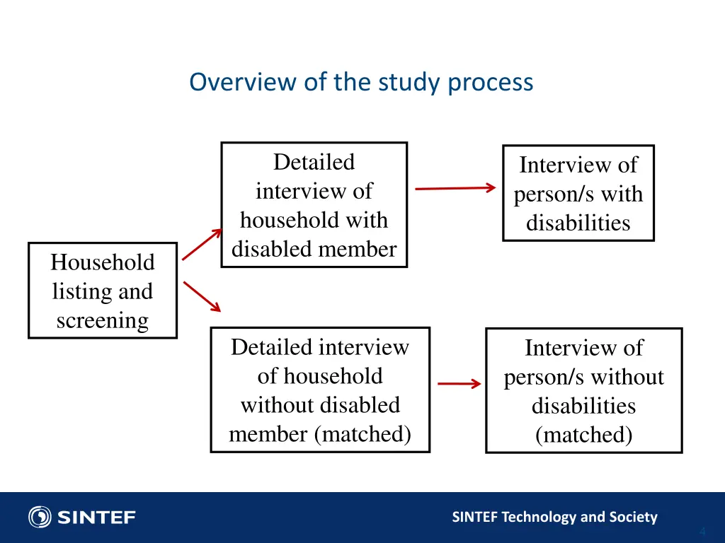 overview of the study process
