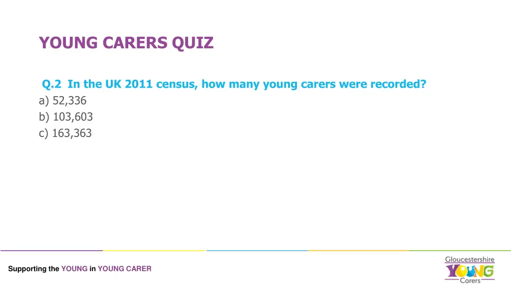young carers quiz 1