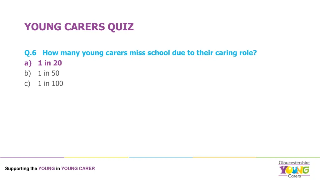young carers quiz 10