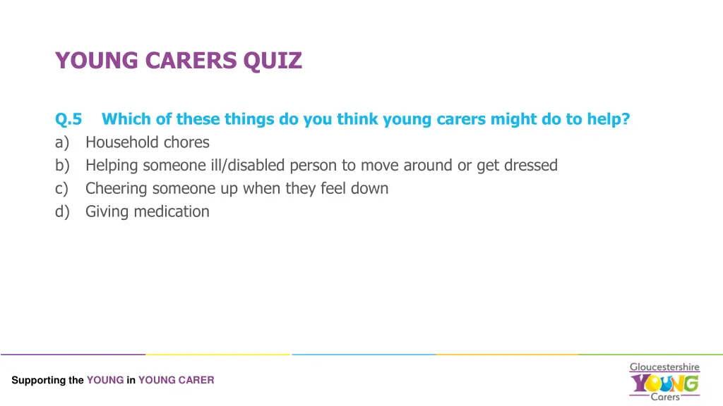 young carers quiz 7