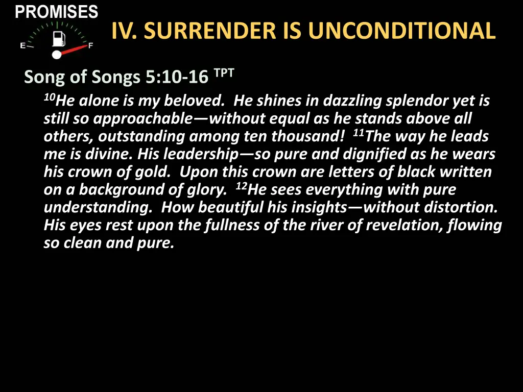 iv surrender is unconditional 1