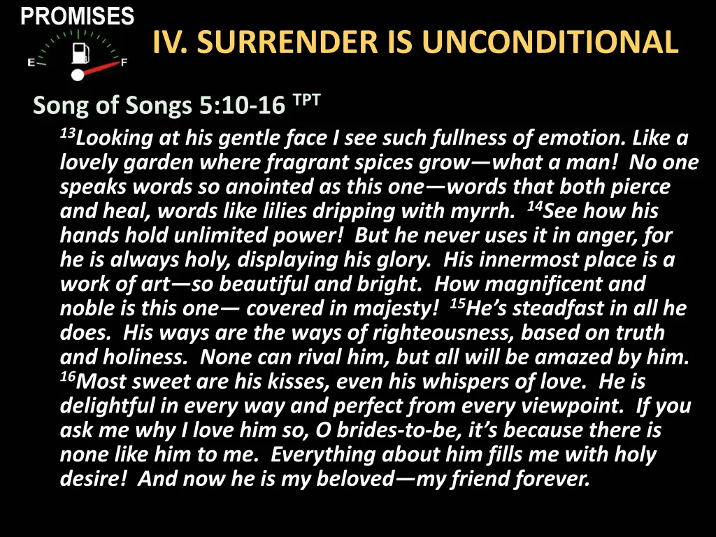iv surrender is unconditional 2