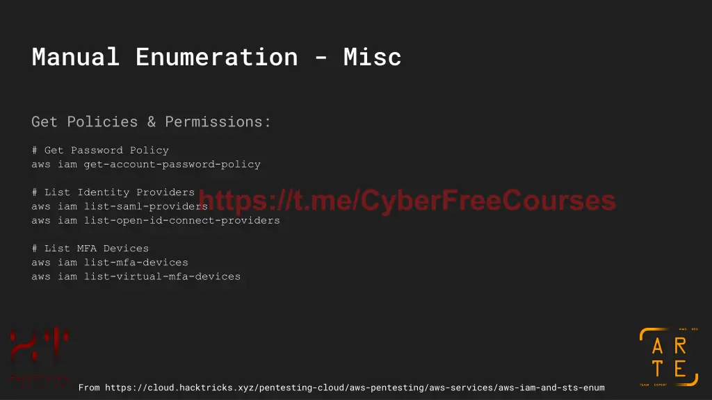 manual enumeration misc
