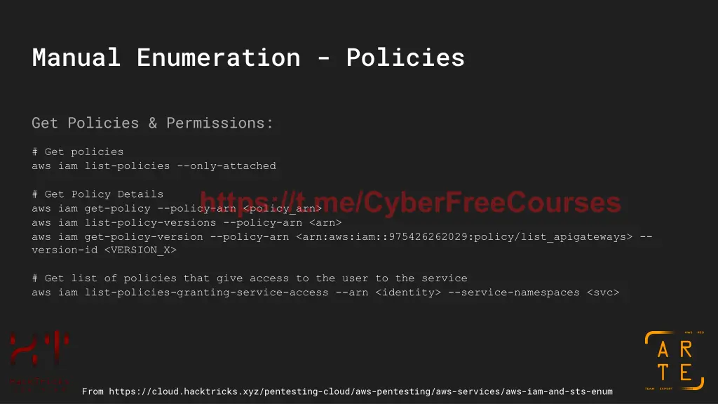manual enumeration policies