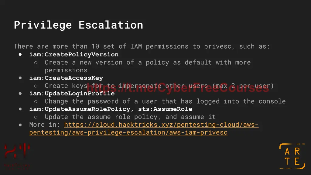privilege escalation