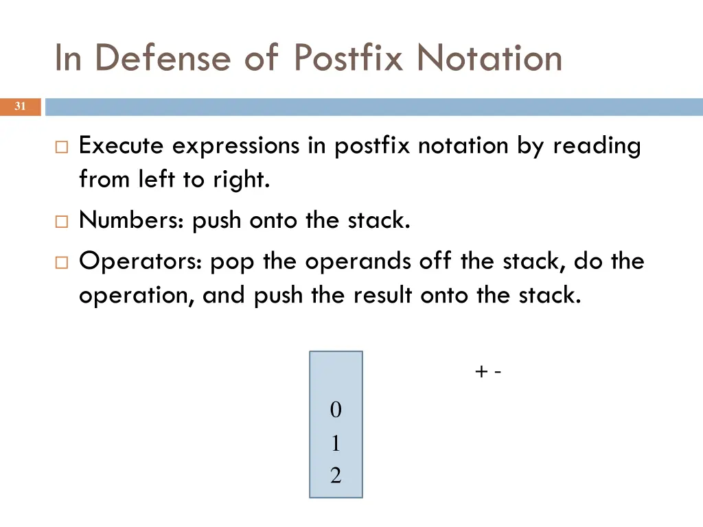 in defense of postfix notation 4