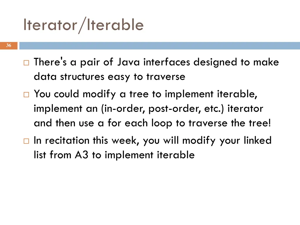 iterator iterable