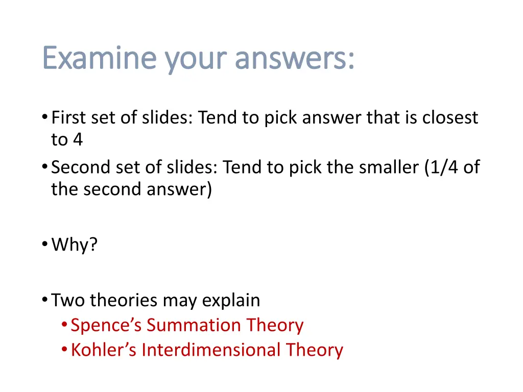 examine your answers examine your answers