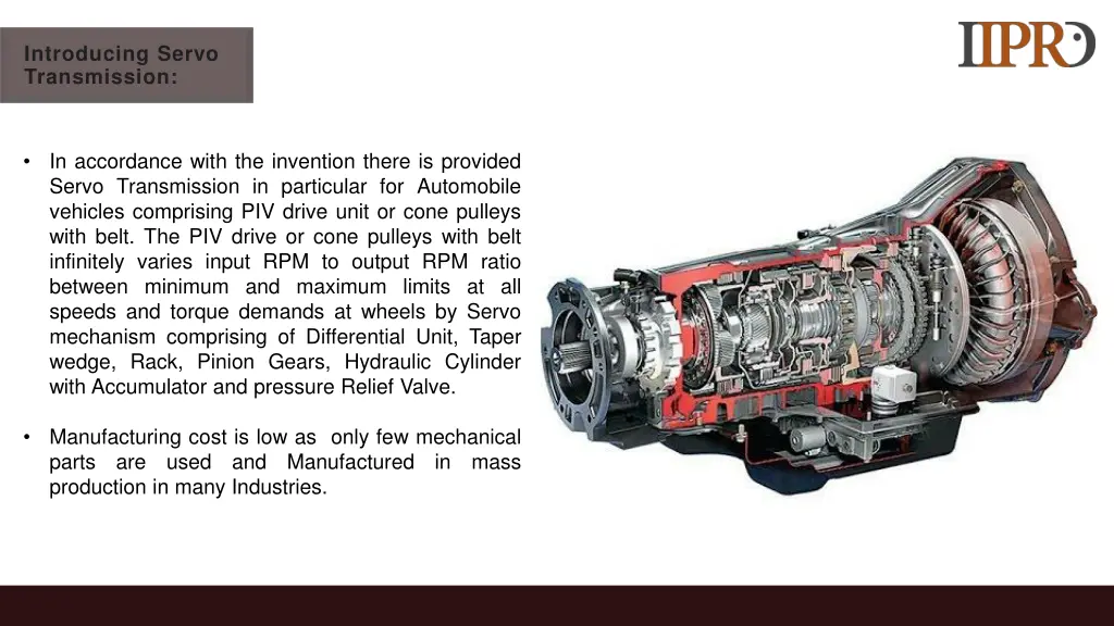 introducing servo transmission