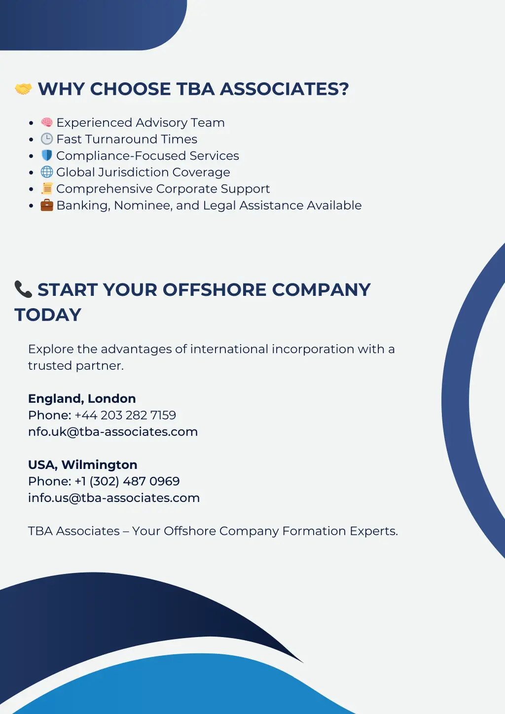 why choose tba associates