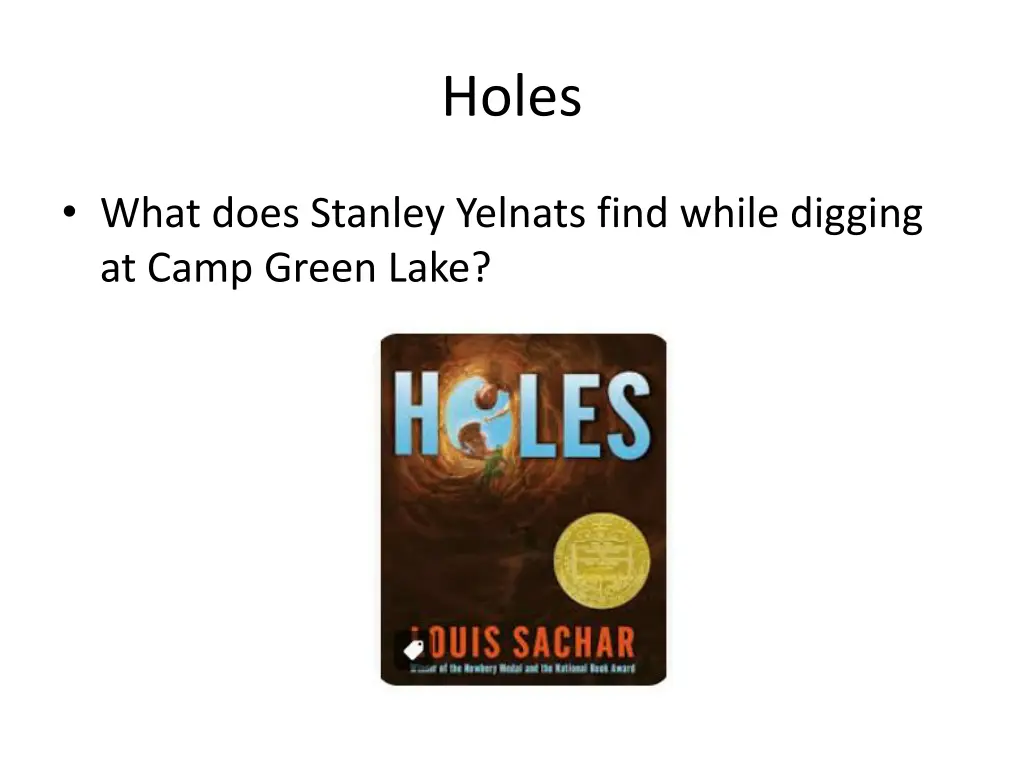 holes