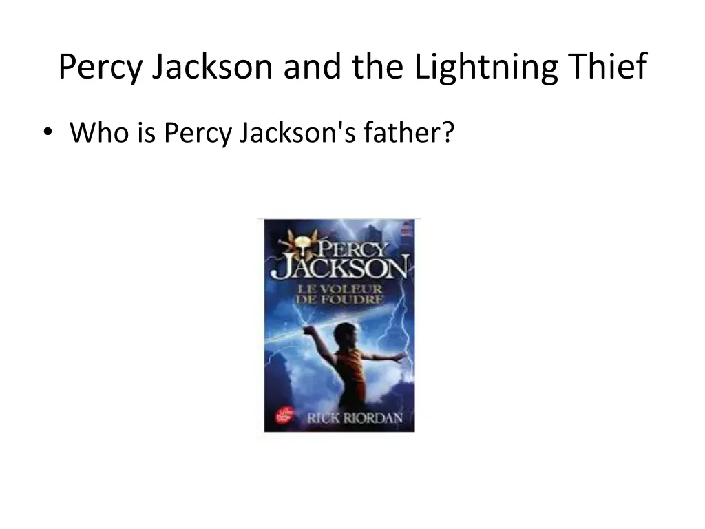 percy jackson and the lightning thief
