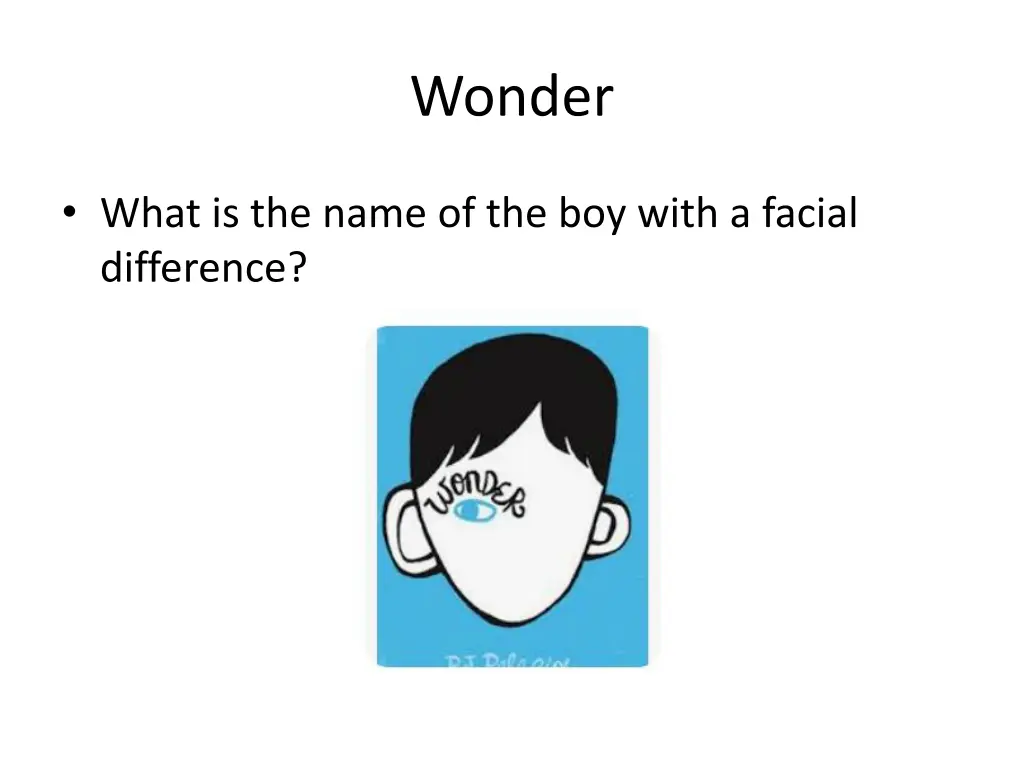 wonder