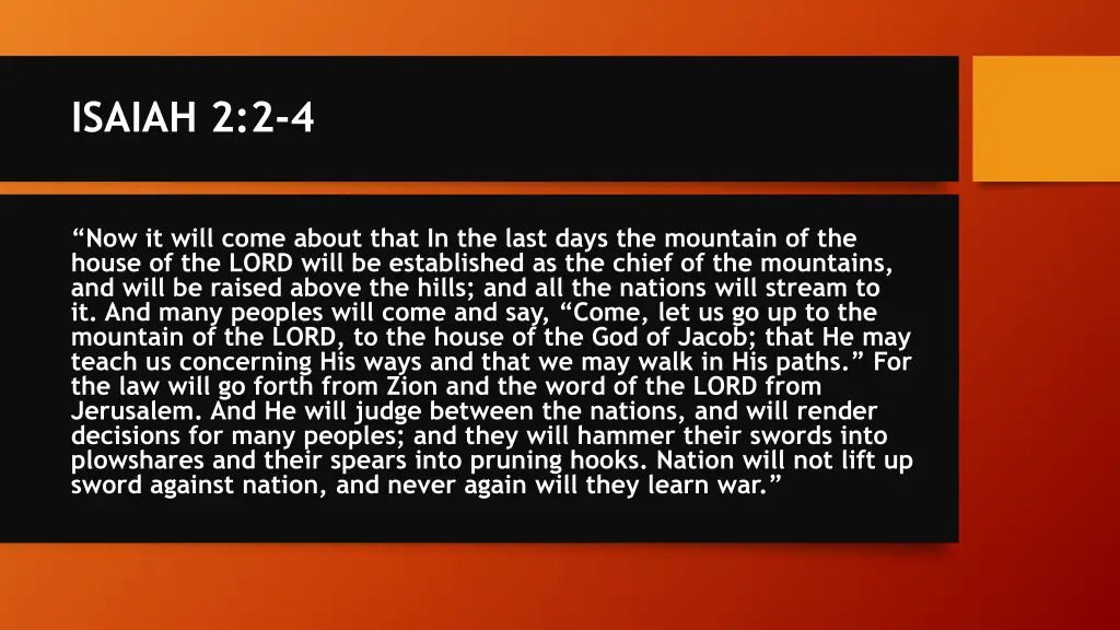 isaiah 2 2 4