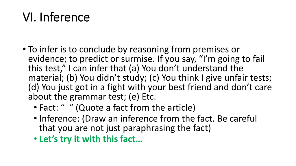 vi inference vi inference