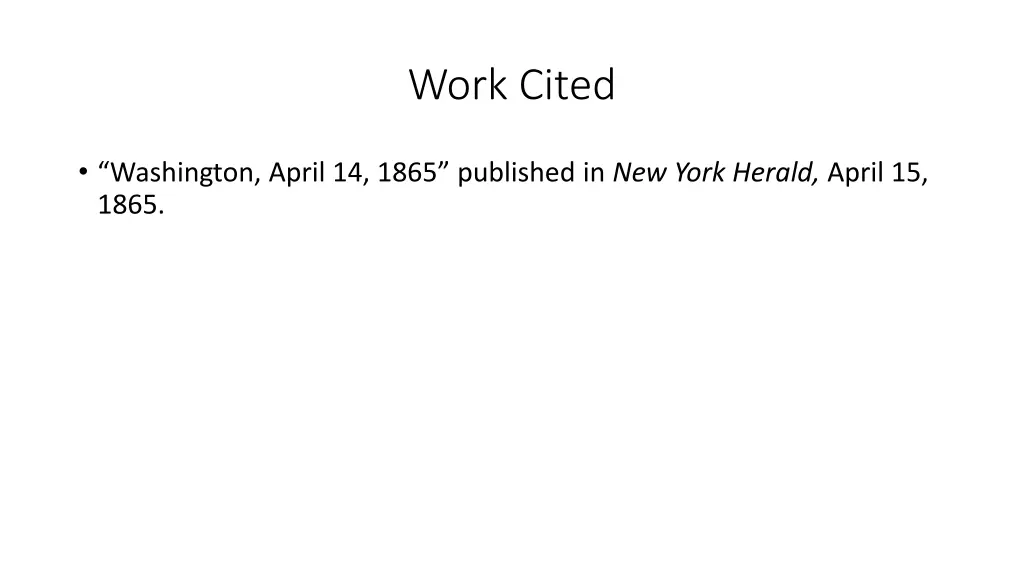 work cited