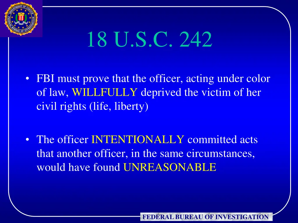 18 u s c 242