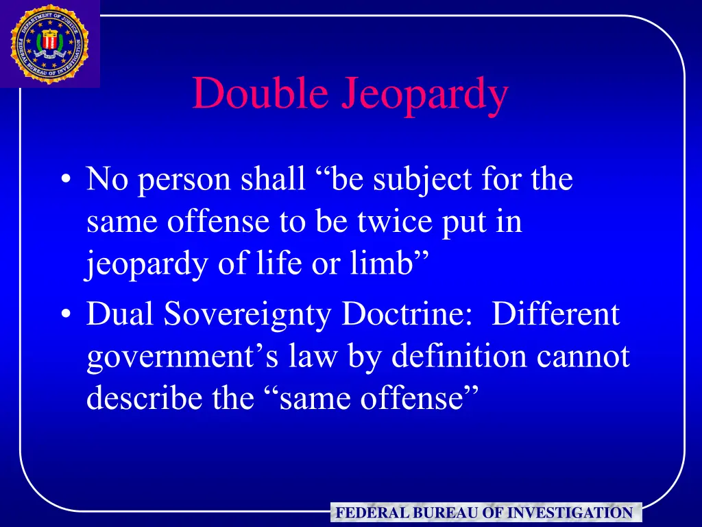 double jeopardy