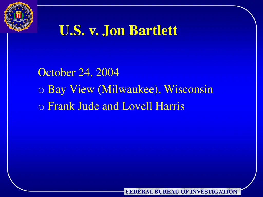u s v jon bartlett