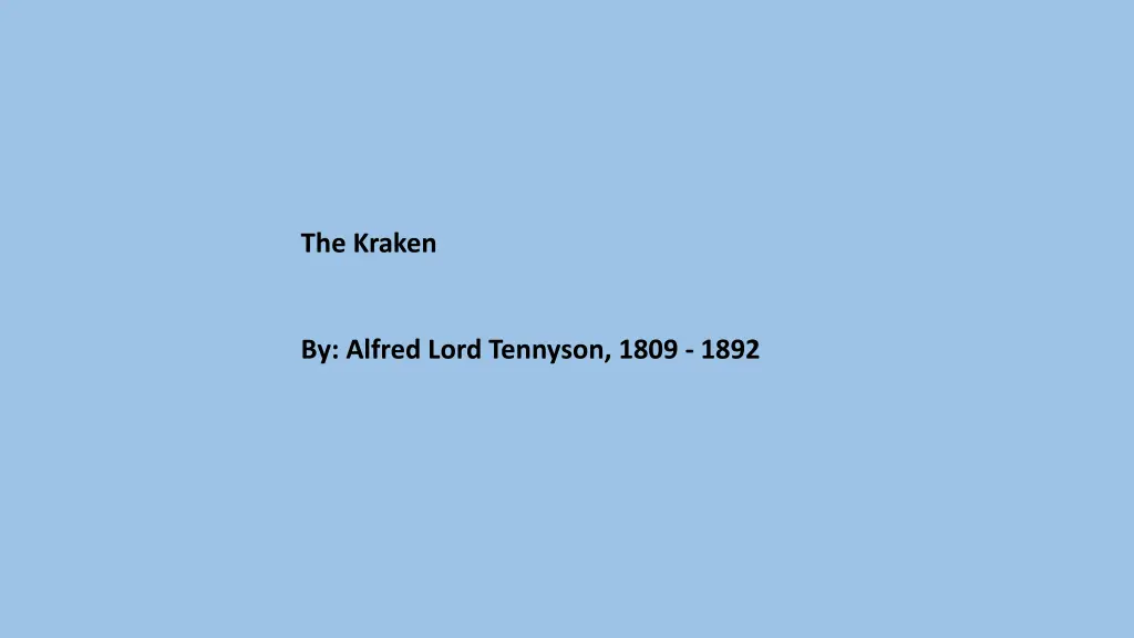 the kraken