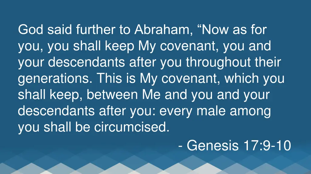god said further to abraham