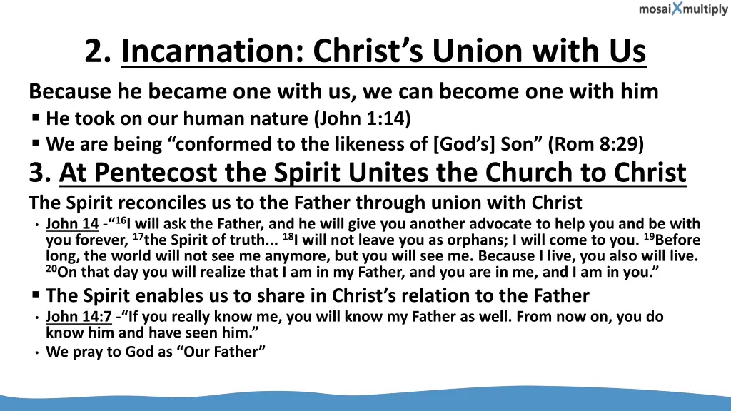 2 incarnation christ s union with us