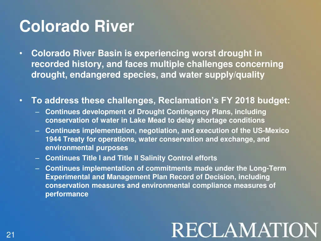 colorado river