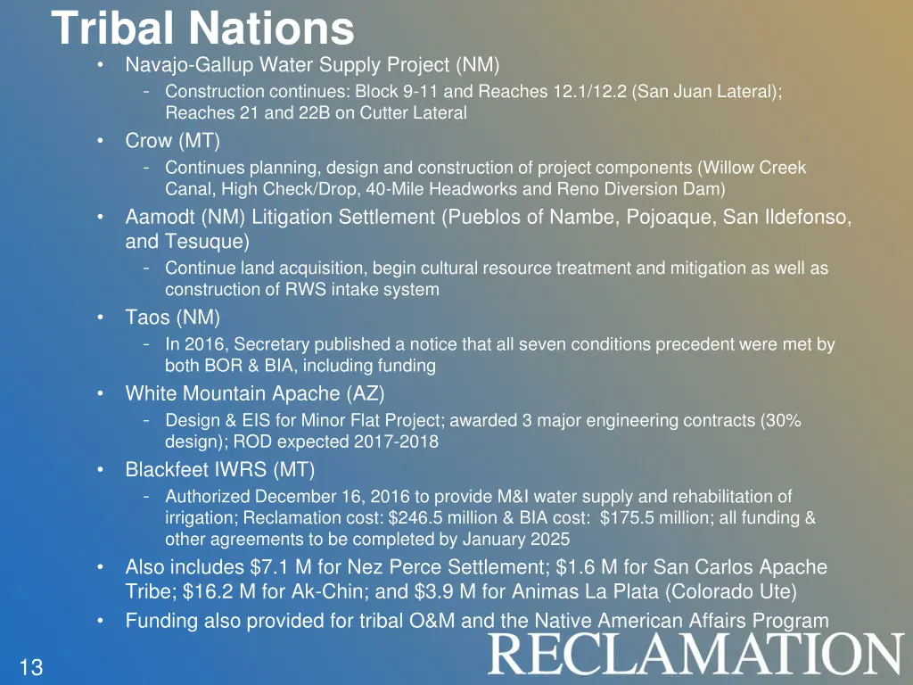 tribal nations