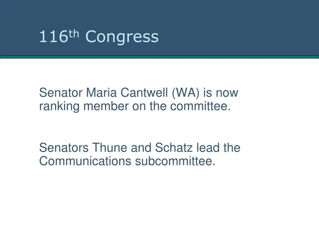 116 th congress 3