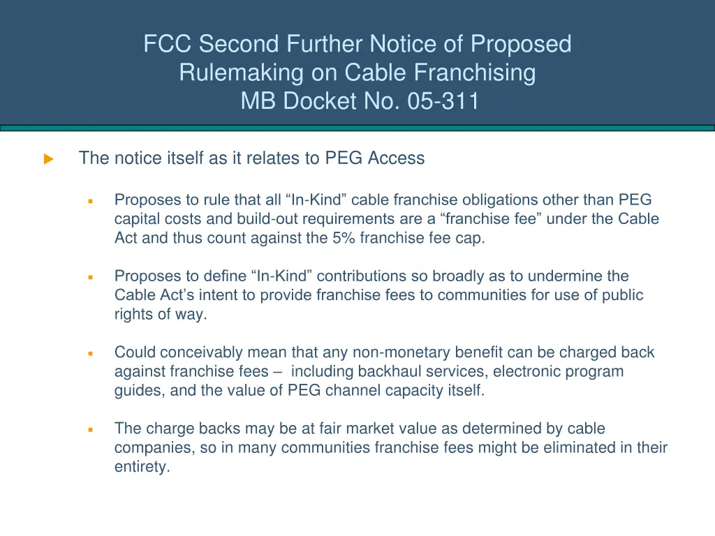 fcc second further notice of proposed rulemaking