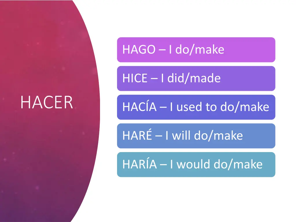 hago i do make