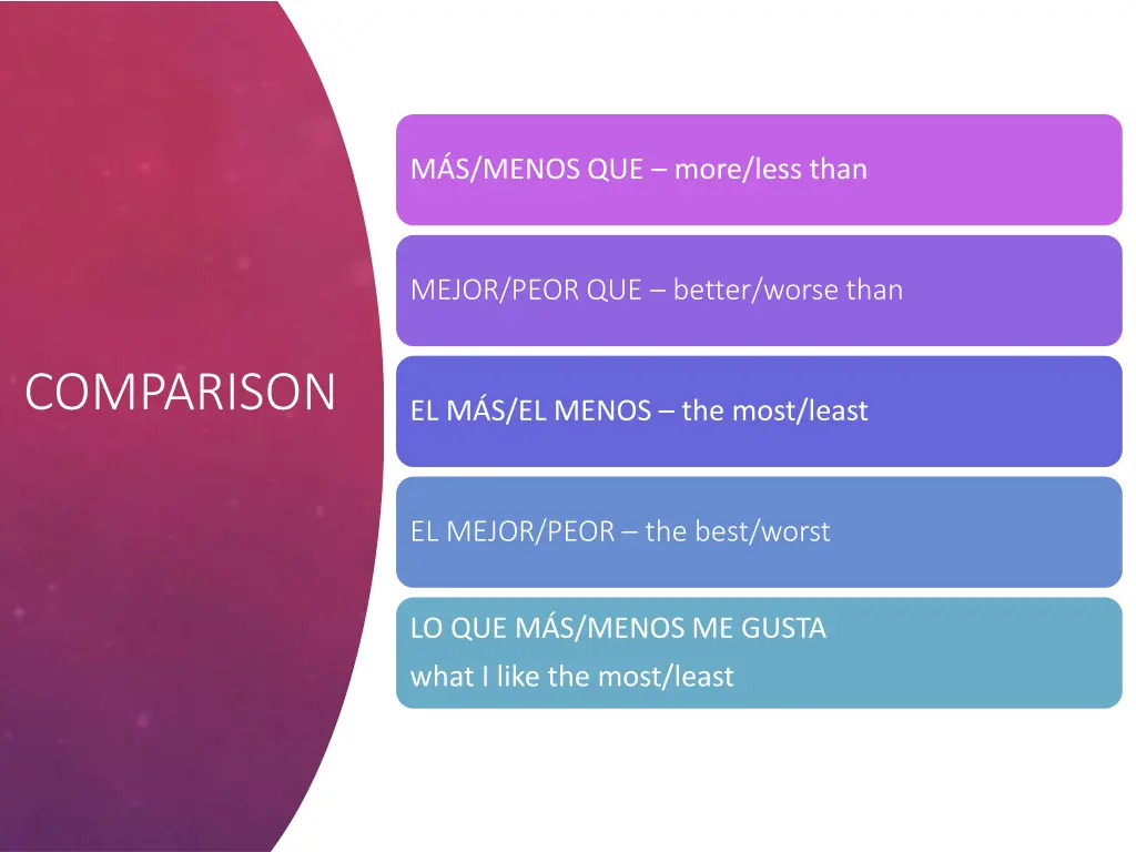 m s menos que more less than