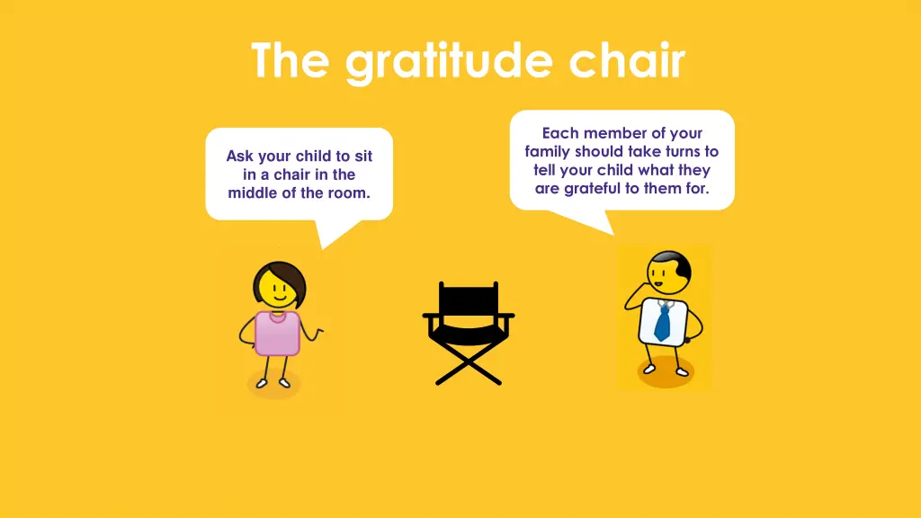 the gratitude chair