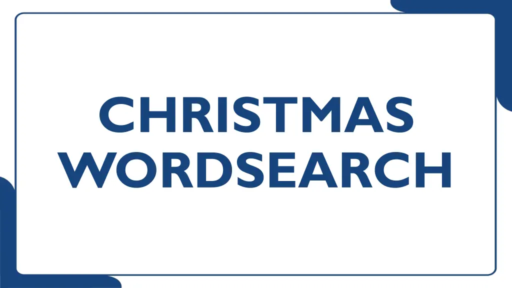 christmas wordsearch