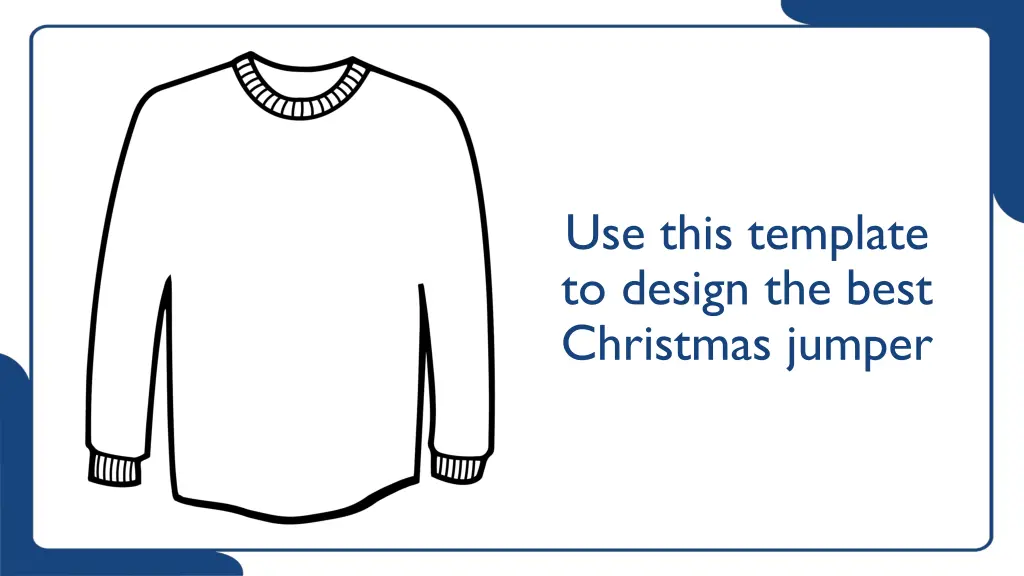 use this template to design the best christmas
