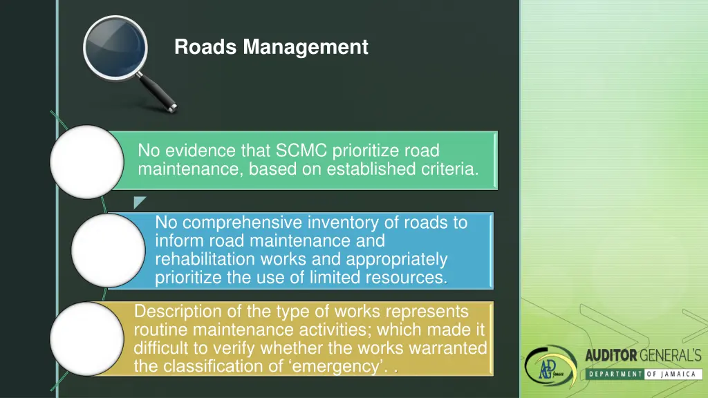 roads management 1