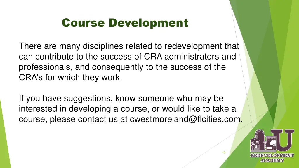course development