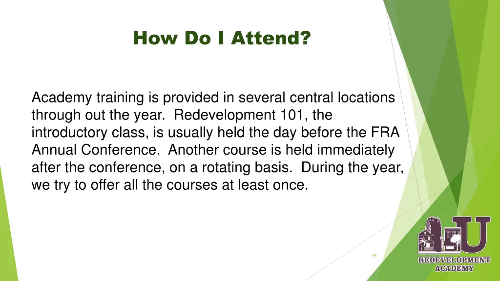 how do i attend