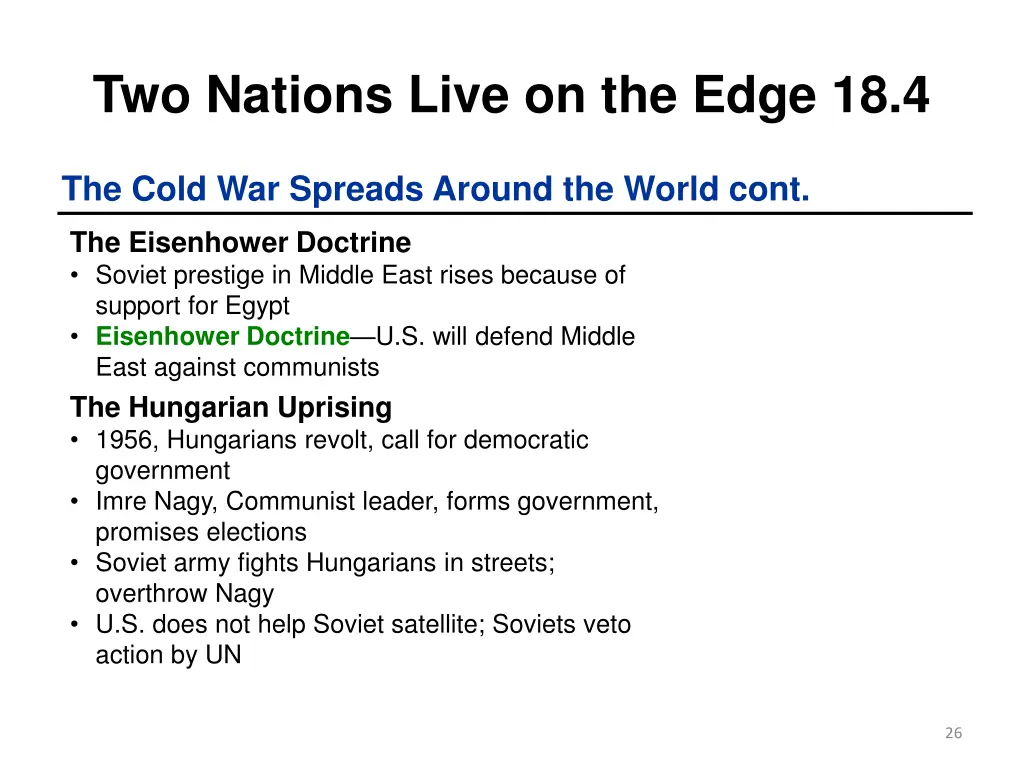 two nations live on the edge 18 4 4