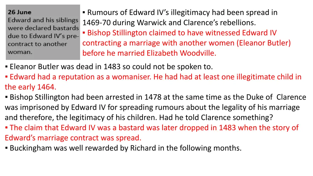 rumours of edward iv s illegitimacy had been