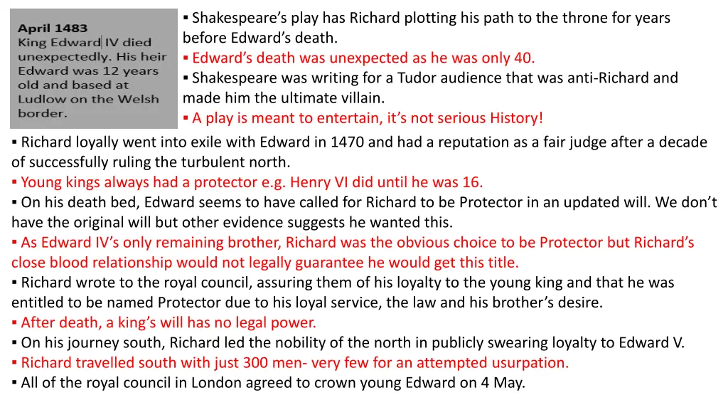 shakespeare s play has richard plotting his path