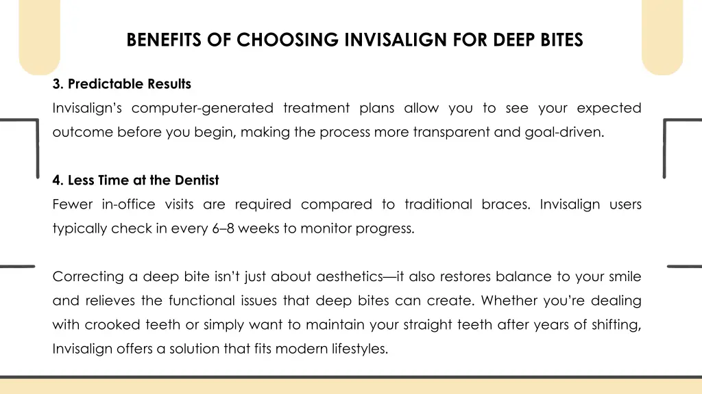 benefits of choosing invisalign for deep bites 1