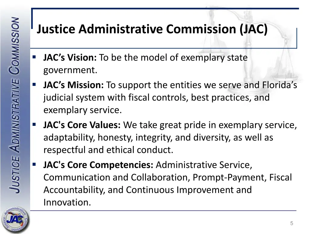 justice administrative commission jac