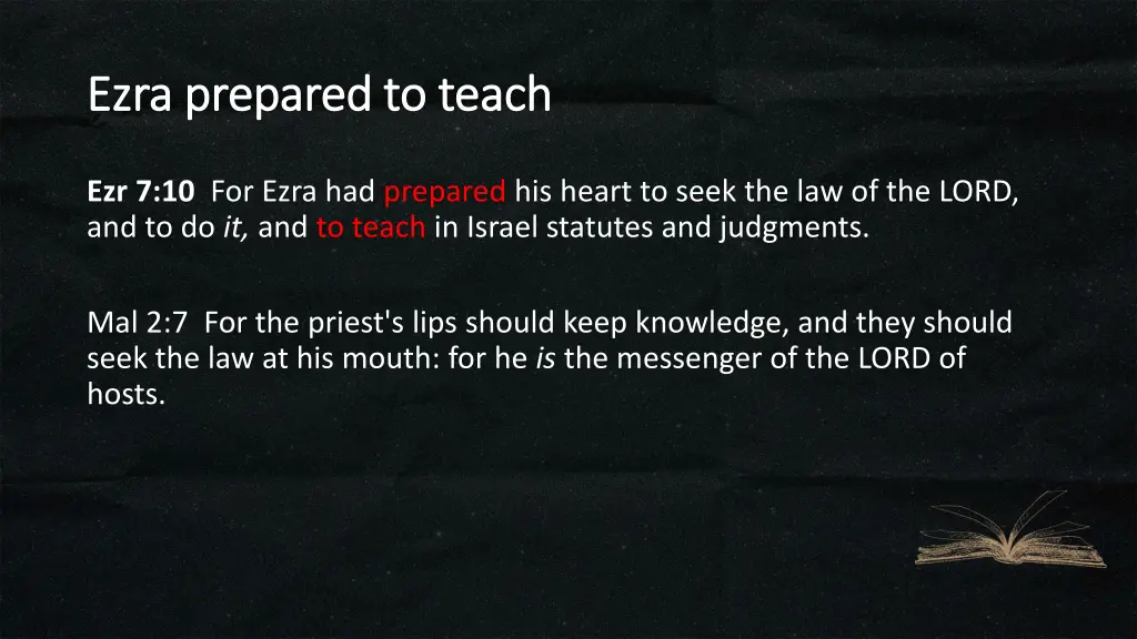 ezra prepared to teach ezra prepared to teach